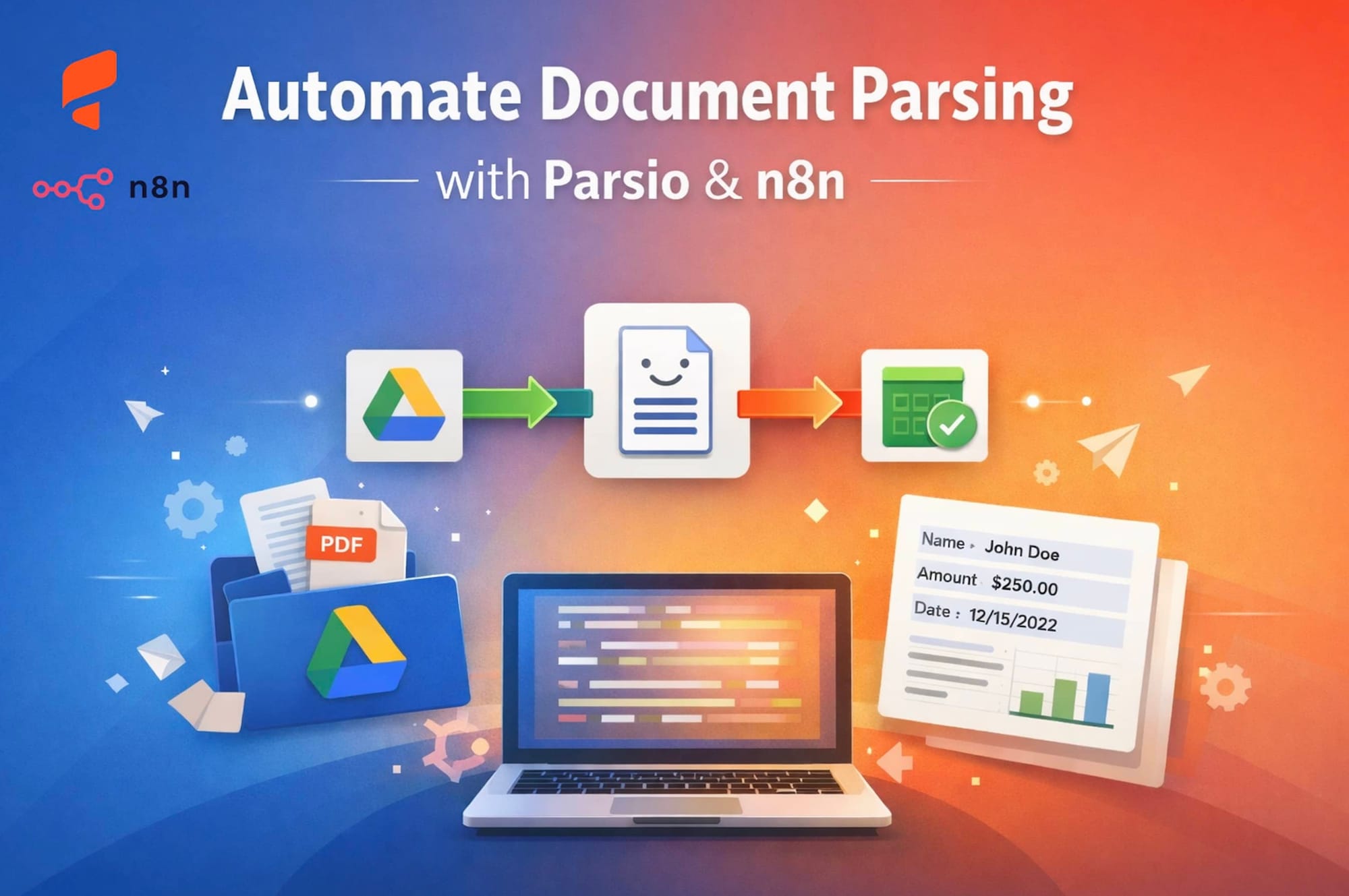 How to automate document parsing with Parsio and n8n