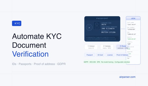 How to Automate KYC Document Verification with AI (Step-by-Step)